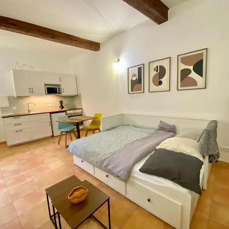 公寓 Cocon Nimois Plein Coeur-rue Fresque Arenes A 50 M 尼姆
